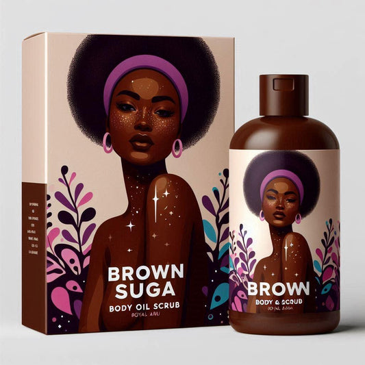 Brown Suga Body Oil & Scrub Set